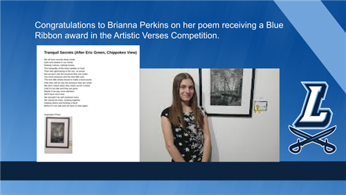 Perkins poem receives award